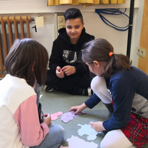 Österreich-Puzzle mit Landeshauptstädten