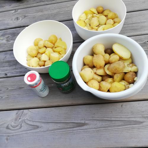 Gekochte Kartoffeln