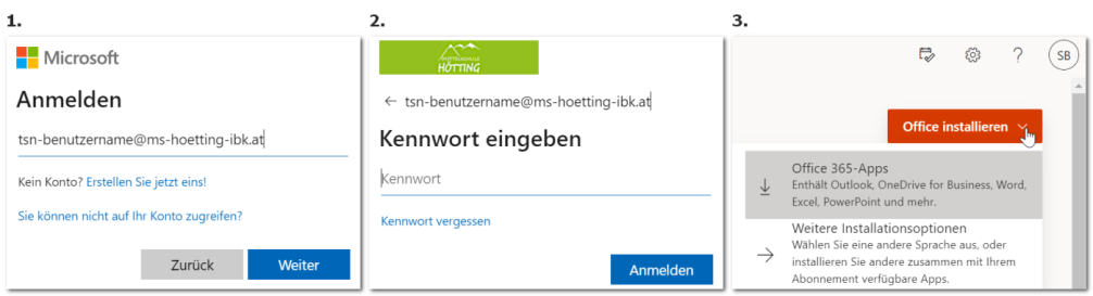 office365 erhalten