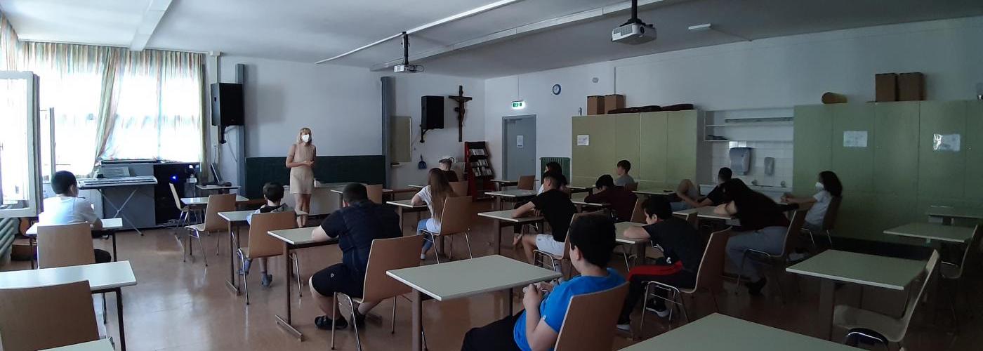 Die Musikerin Baiba und die 3c